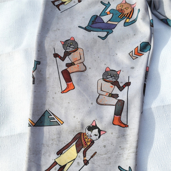 Eqyptian Cat Leggings M (8) - Picture 4 of 4